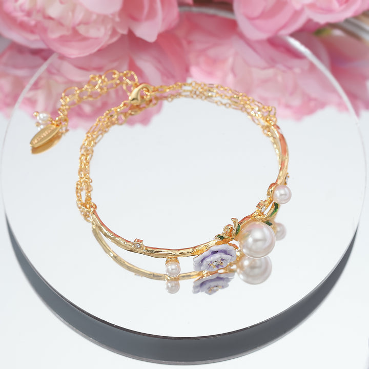 Wild Rose Freshwater Pearl Bracelet