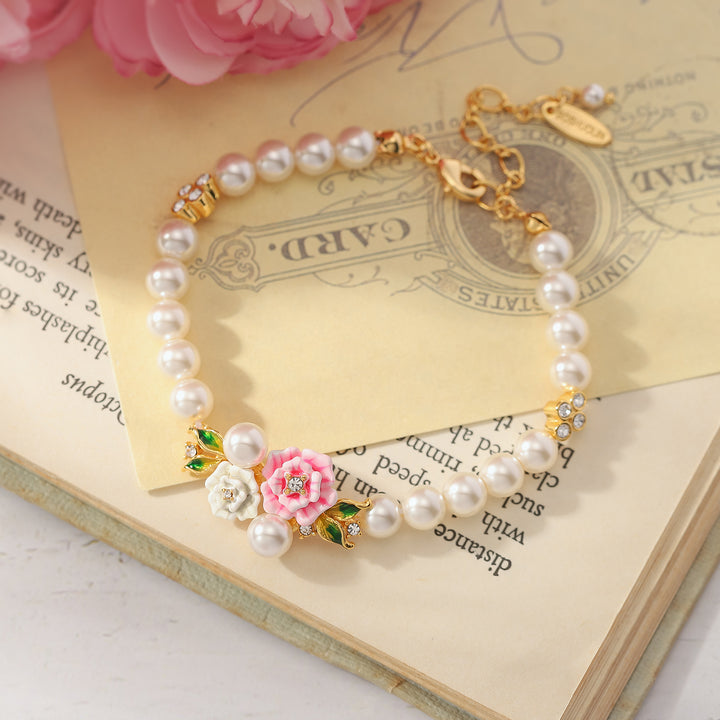 Wild Flower Pearl Gold Bracelet