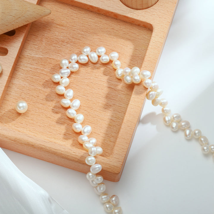 Interlaced Baroque Pearl Necklace