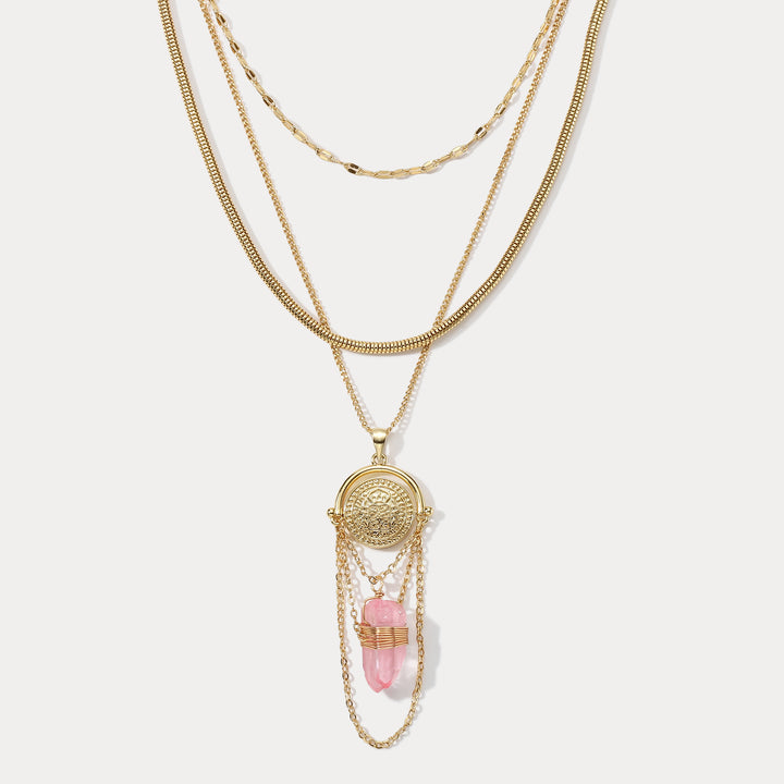 Selenichast Gemstone Layer Necklace