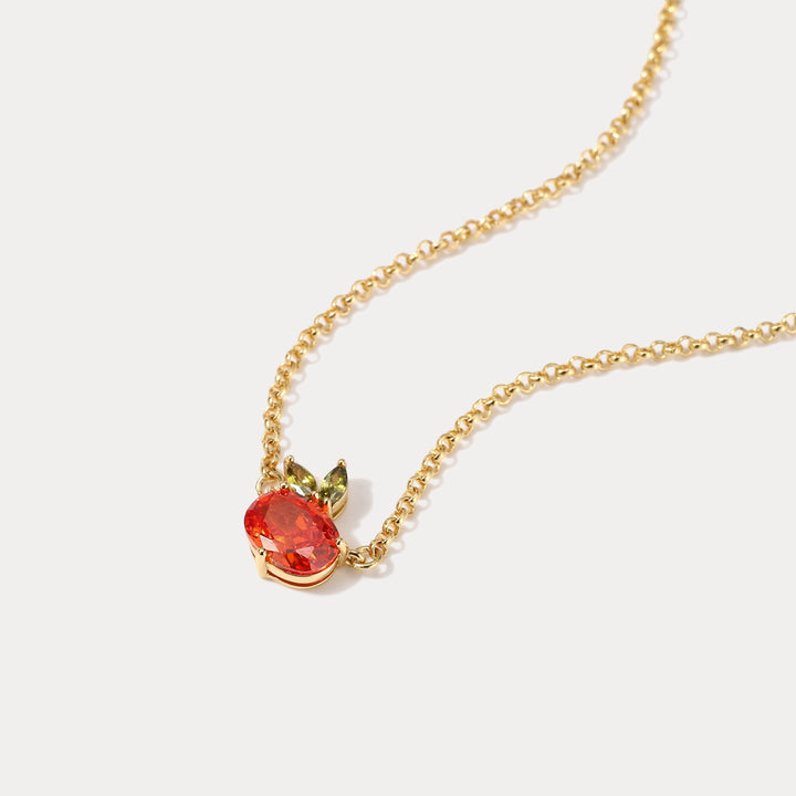 Fleshy Orange Necklace