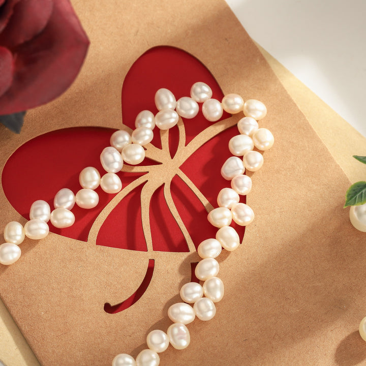 Interlaced Freshwater Pearl Necklace