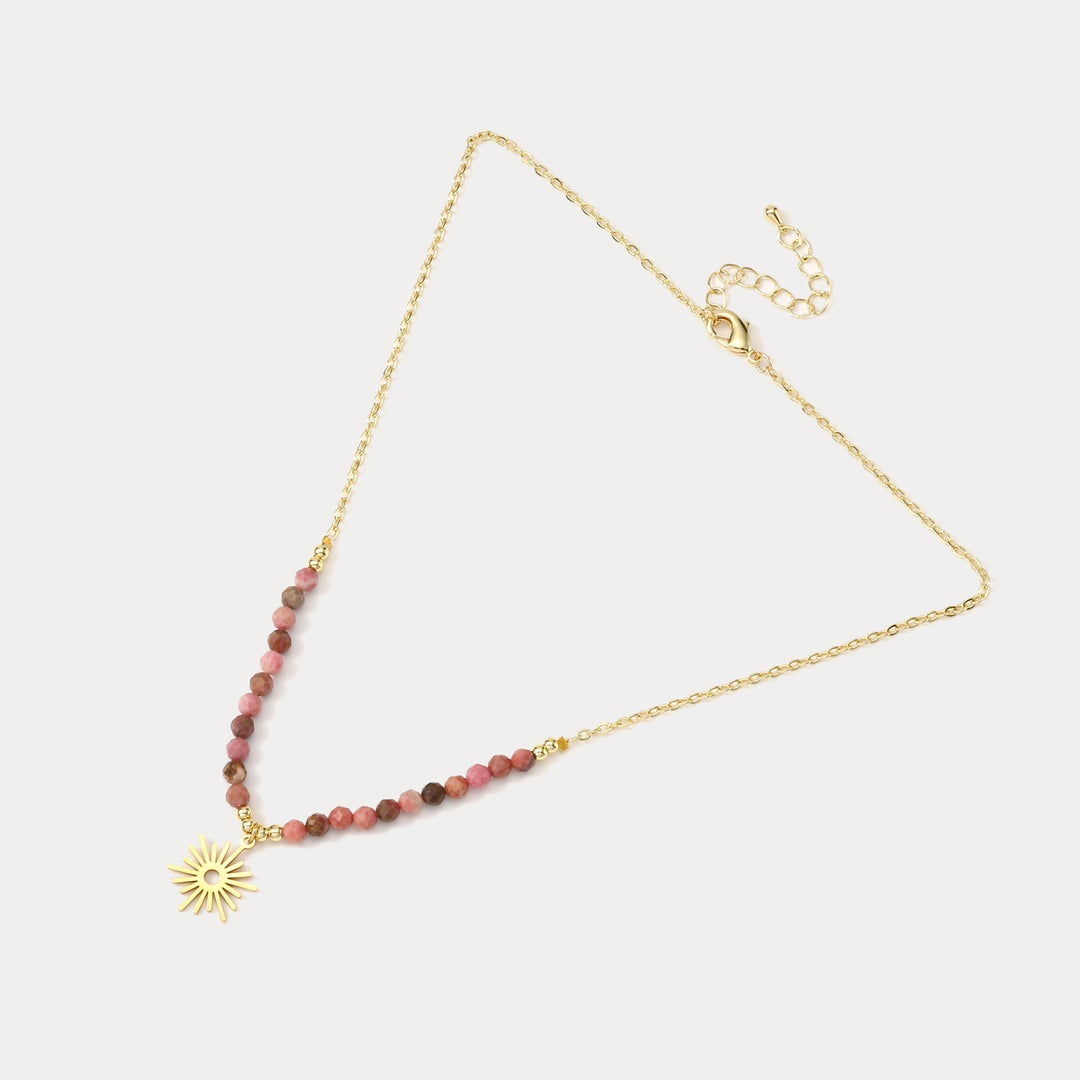 Collana con perline da sole
