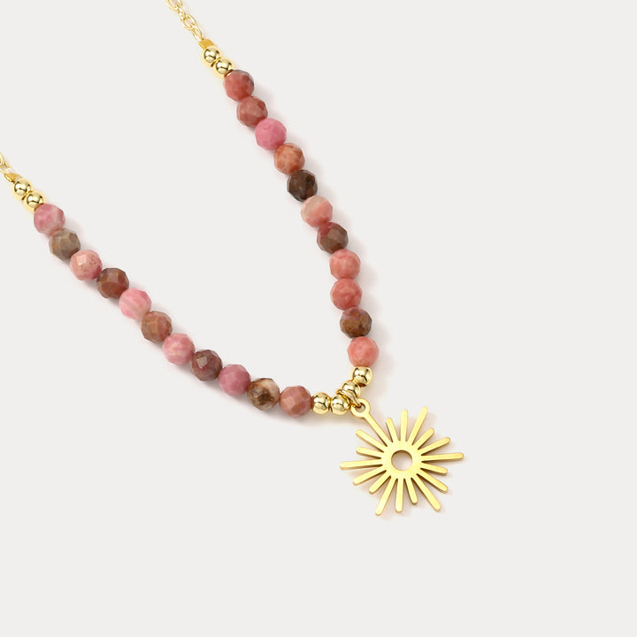 Collana con perline da sole