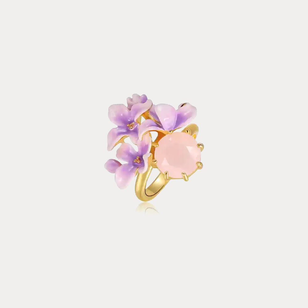 Selenichast Early Lilac Pink Crystal Ring