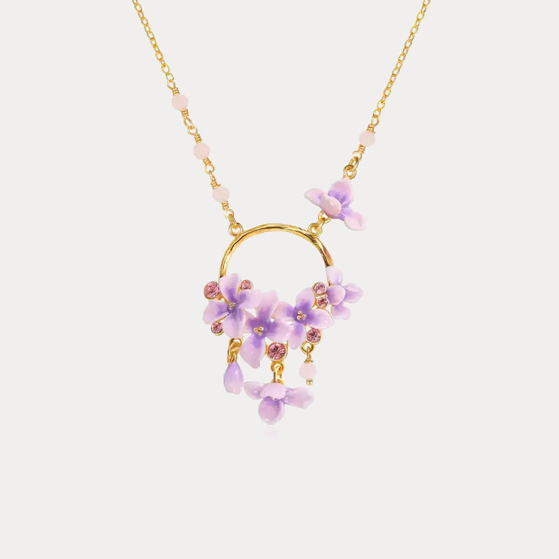 Selenichast Early Lilac Pendant Necklace