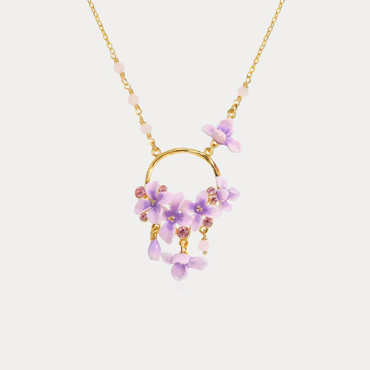 Selenichast Early Lilac Pendant Necklace