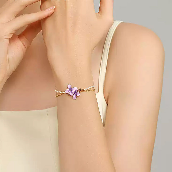 Selenichast Early Lilac Pearl Bracelet