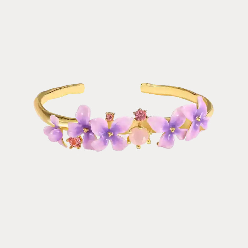 Selenichast Early Lilac Pink Crystal Bracelet