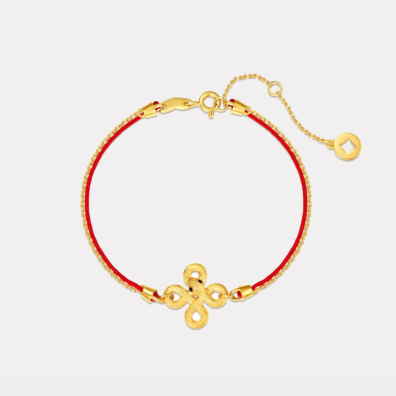 Selenichast Chinese Knot Snake Red String Bracelet