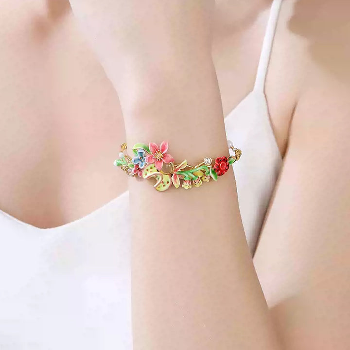 Selenichast Tropical Flower Bracelet