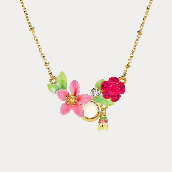 Selenichast Tropical Flower Necklace