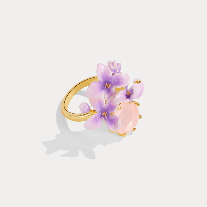 Selenichast Early Lilac Pink Crystal Ring