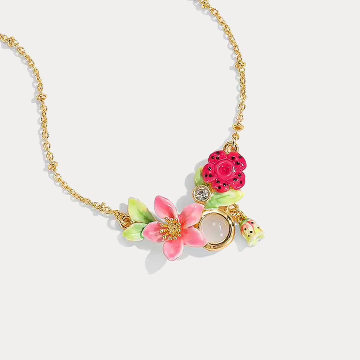 Selenichast Tropical Flower Necklace