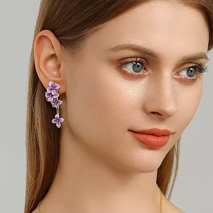 Selenichast Early Lilac Earrings