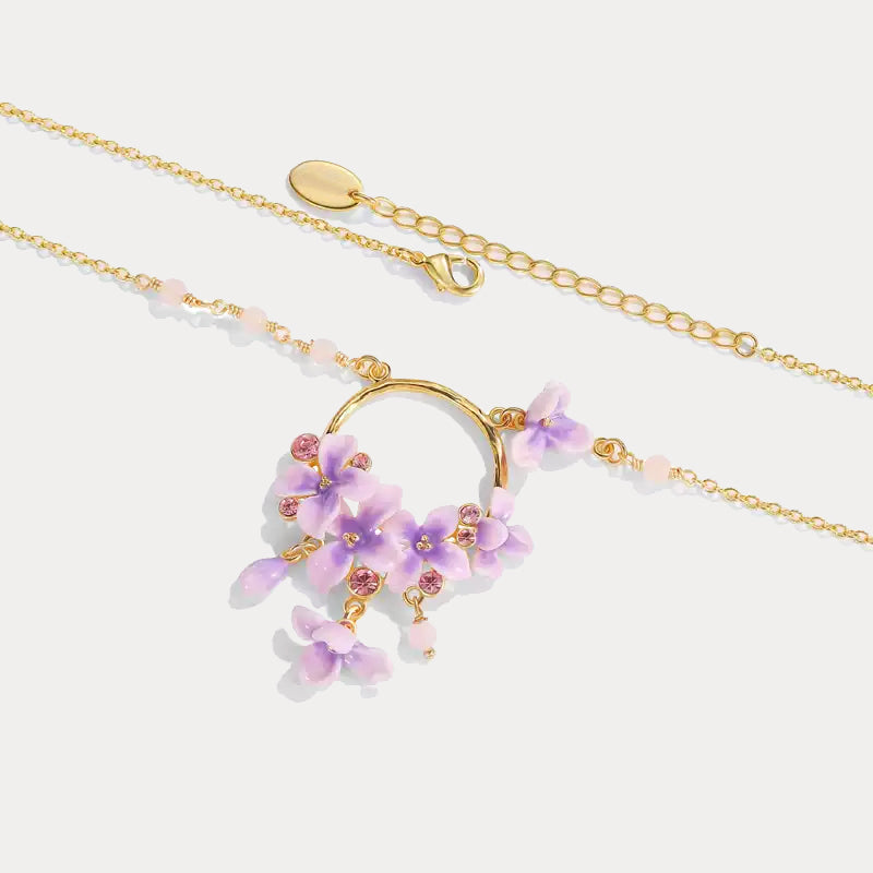 Selenichast Early Lilac Pendant Necklace