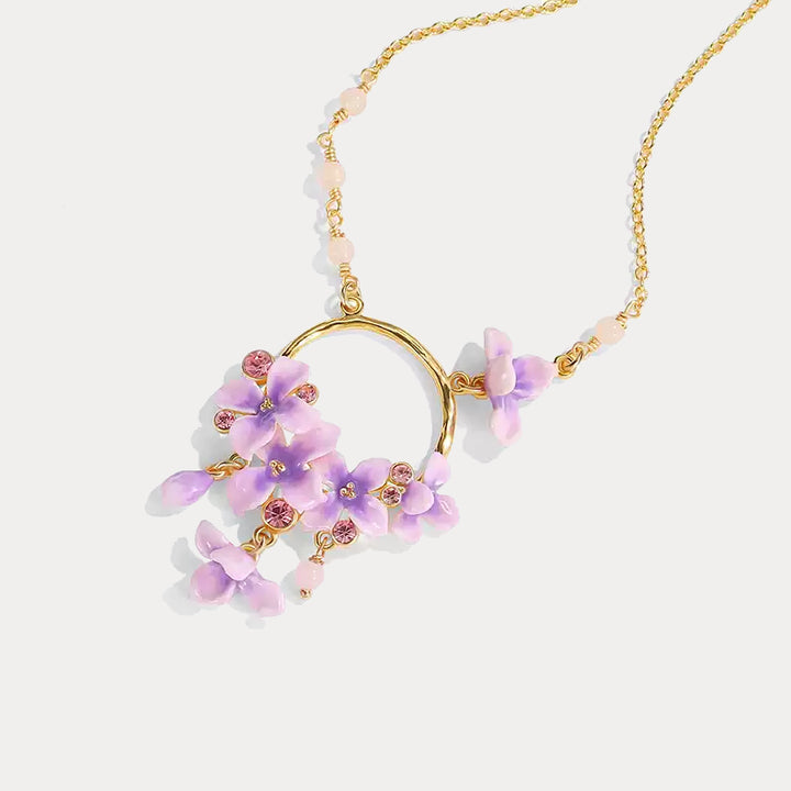 Selenichast Early Lilac Pendant Necklace