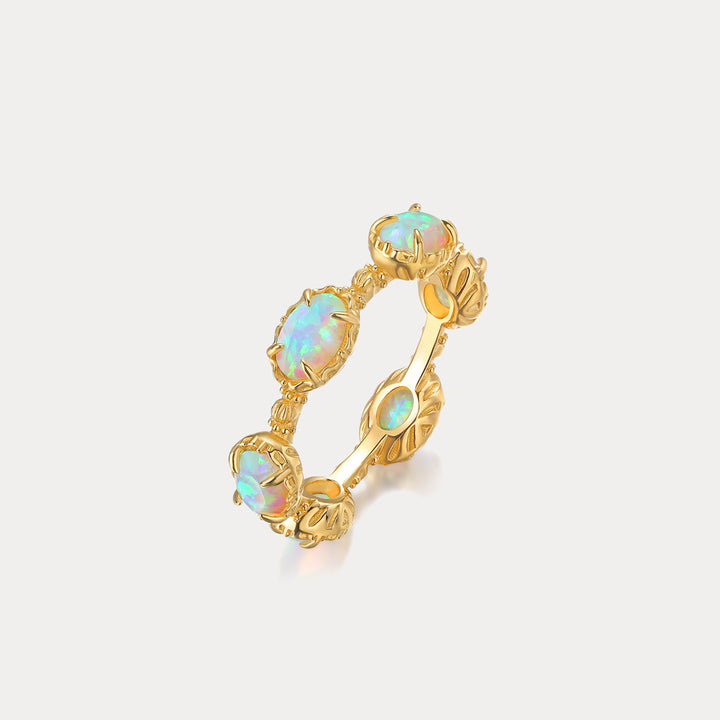 Selenichast Oval Opal Ring