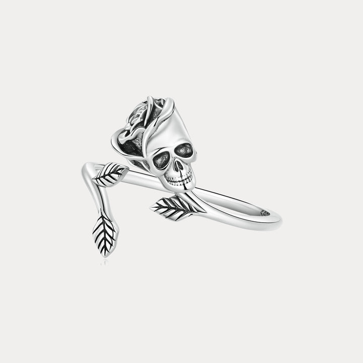 Selenichast Skull Rose Ring