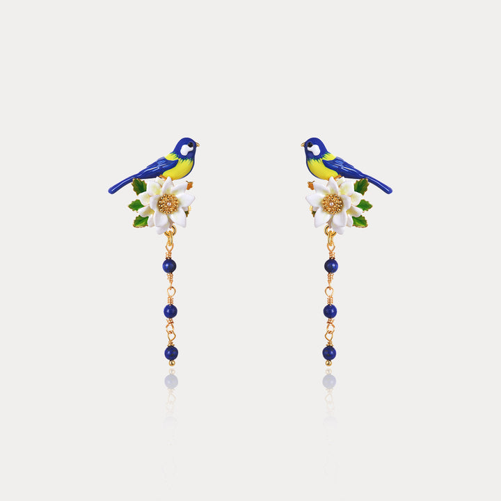 Selenichast Blue Tit Earrings