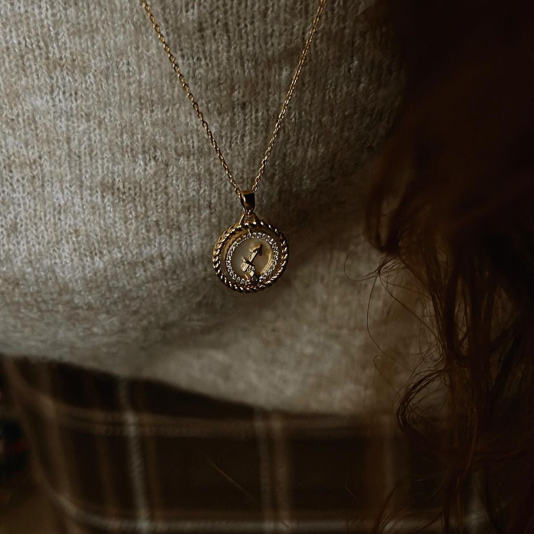 Sagittarius Galaxy Constellation Pendant Dainty Necklace
