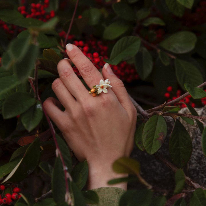 Bague de fleur d'orange