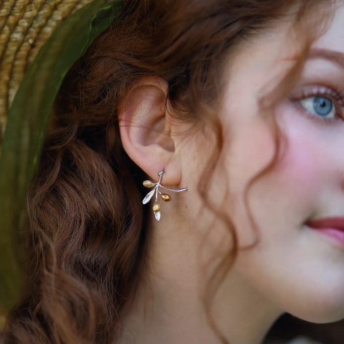 Olive Branch Earrings