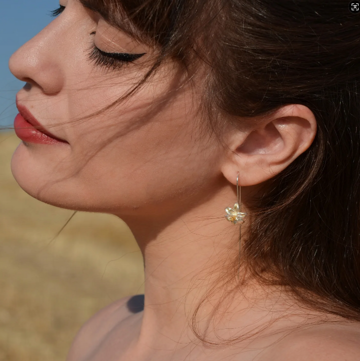 Osmanthus Fragrans Hook Earrings