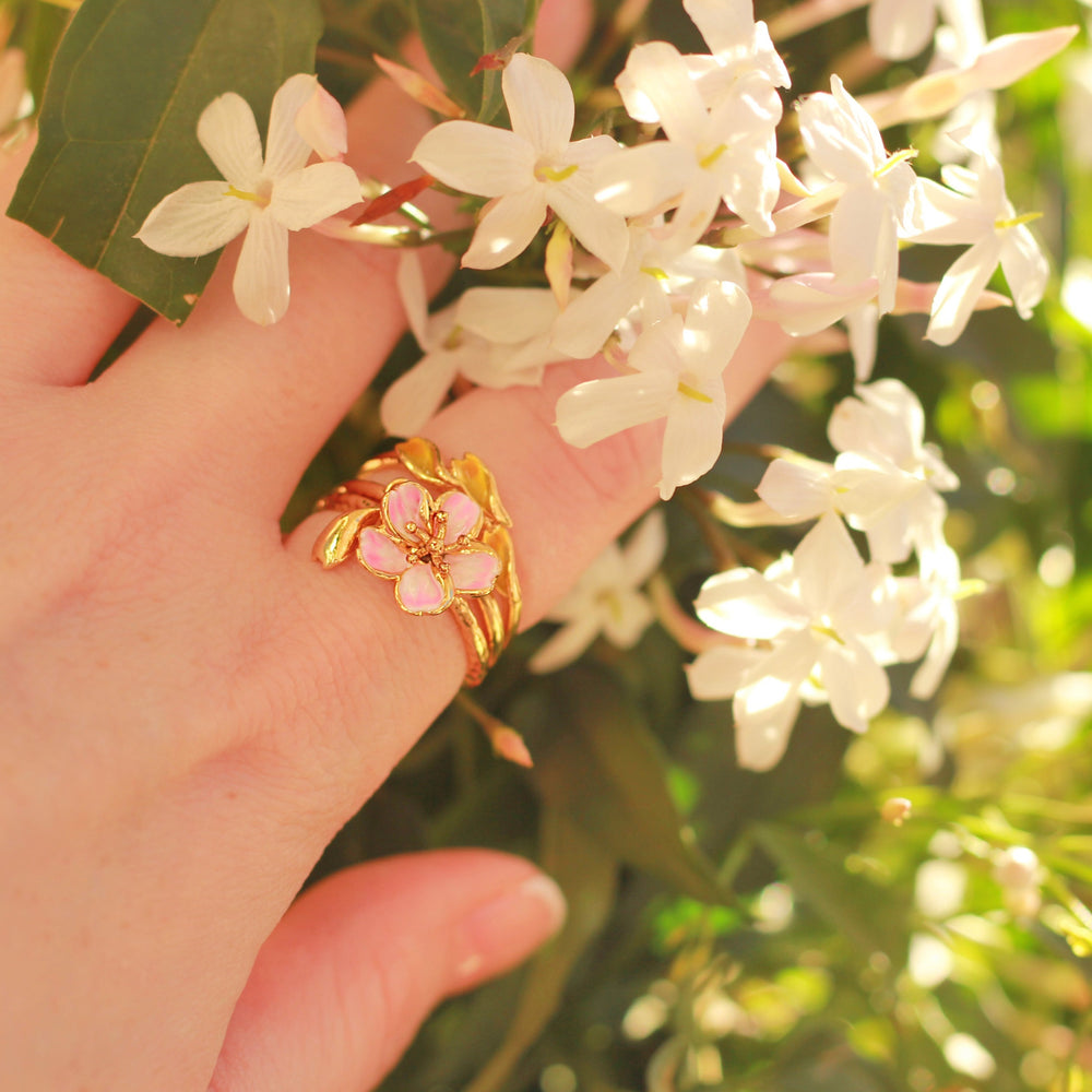 Selenichast sakura ring set
