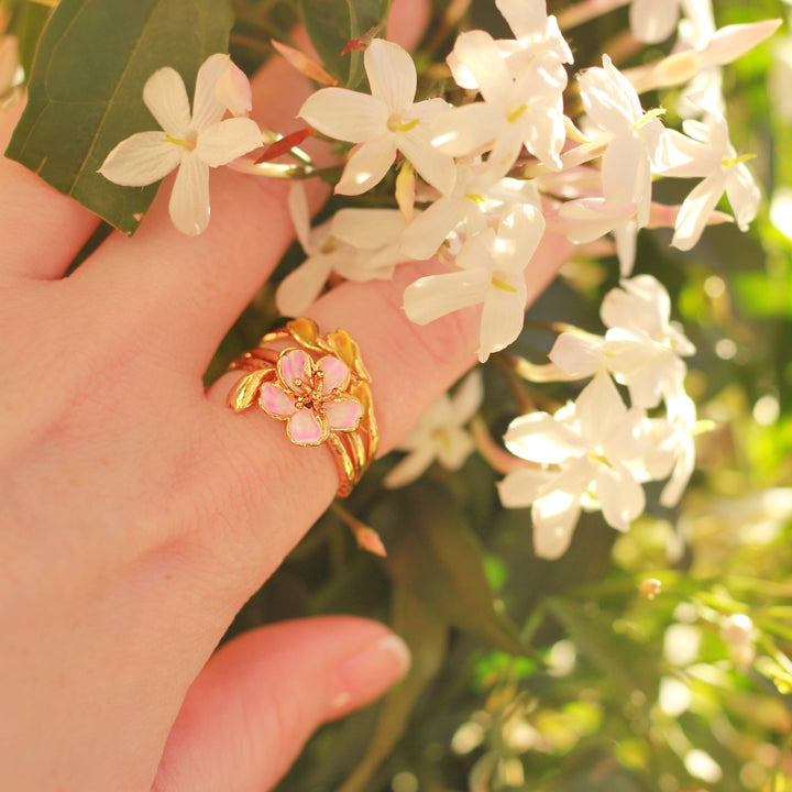 Selenichast sakura ring set
