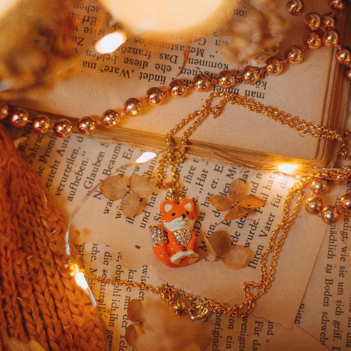fox animal necklace