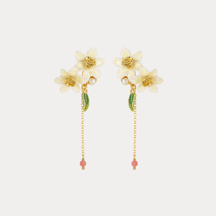 Daffodils Pearl Earrings