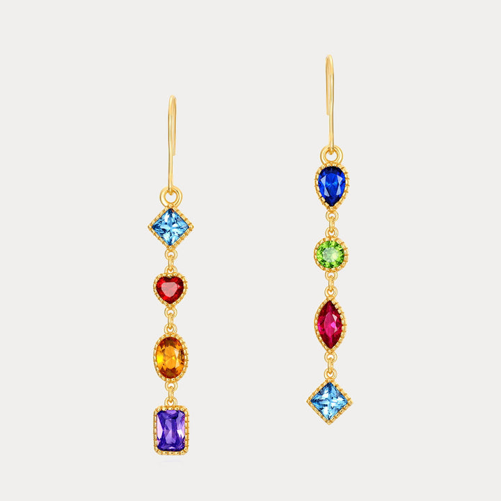 Selenichast Rainbow Gem Earrings