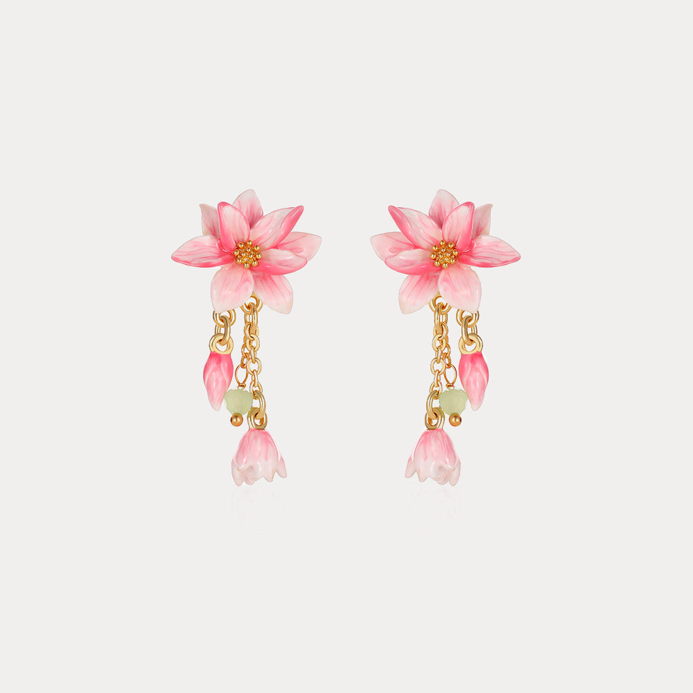 Selenichast magnolia earrings 1
