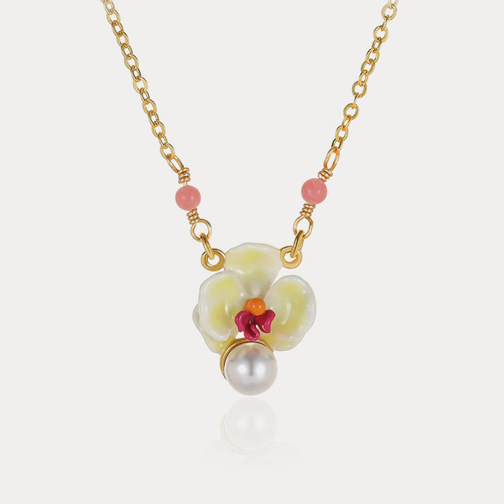 Selenichast phalaenopsis necklace