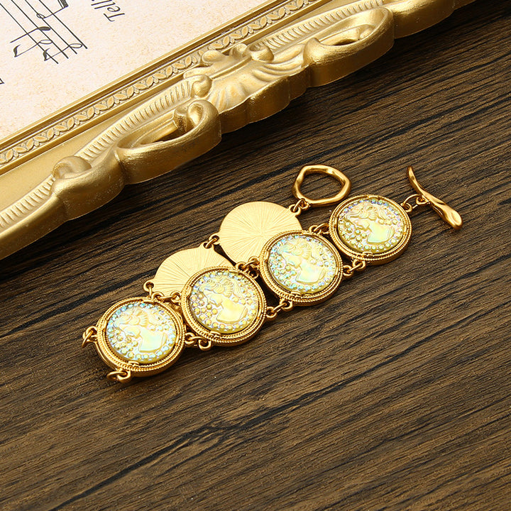 Vintage Cameo OT Bracelet