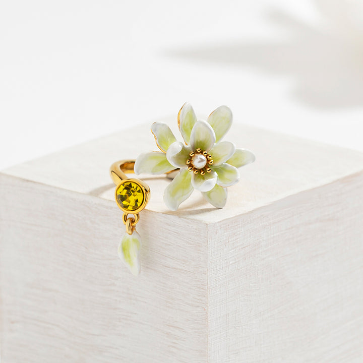 gardenia open ring