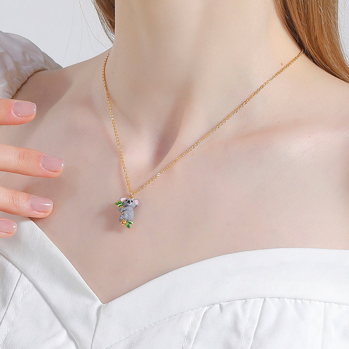 Gold Koala Necklace