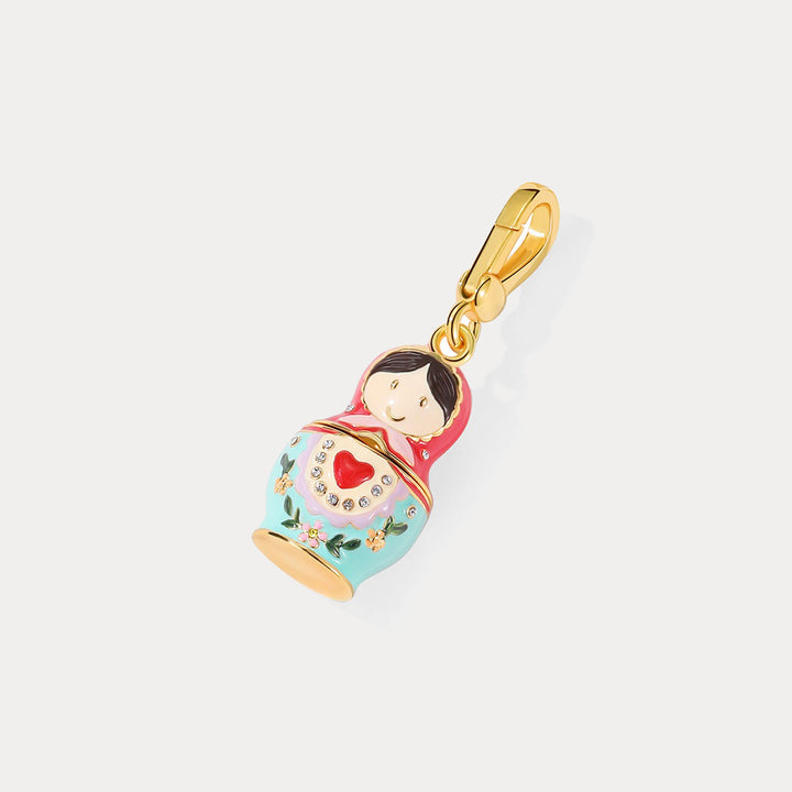 Matryoshka Locket Pendant Necklace