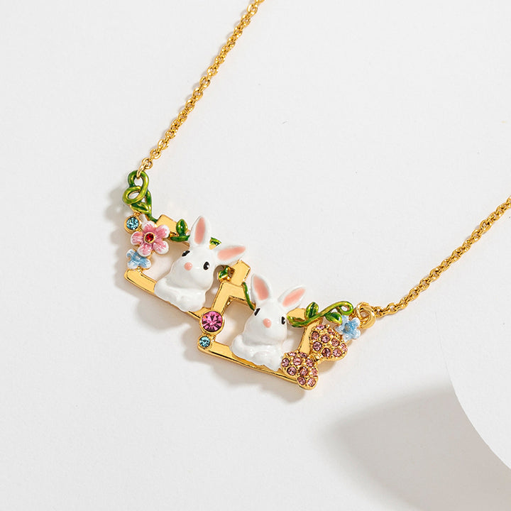 Garden Cute Rabbit Necklace