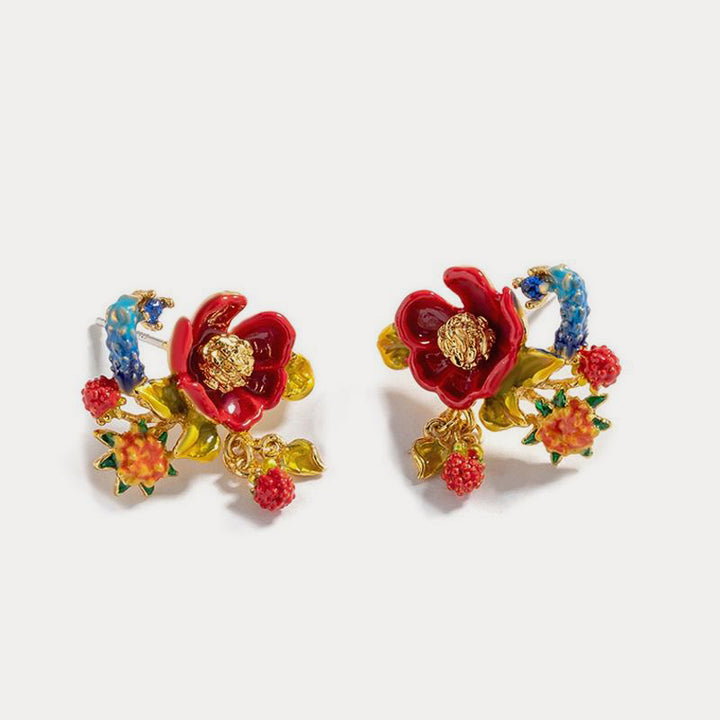 Selenichast peony earrings