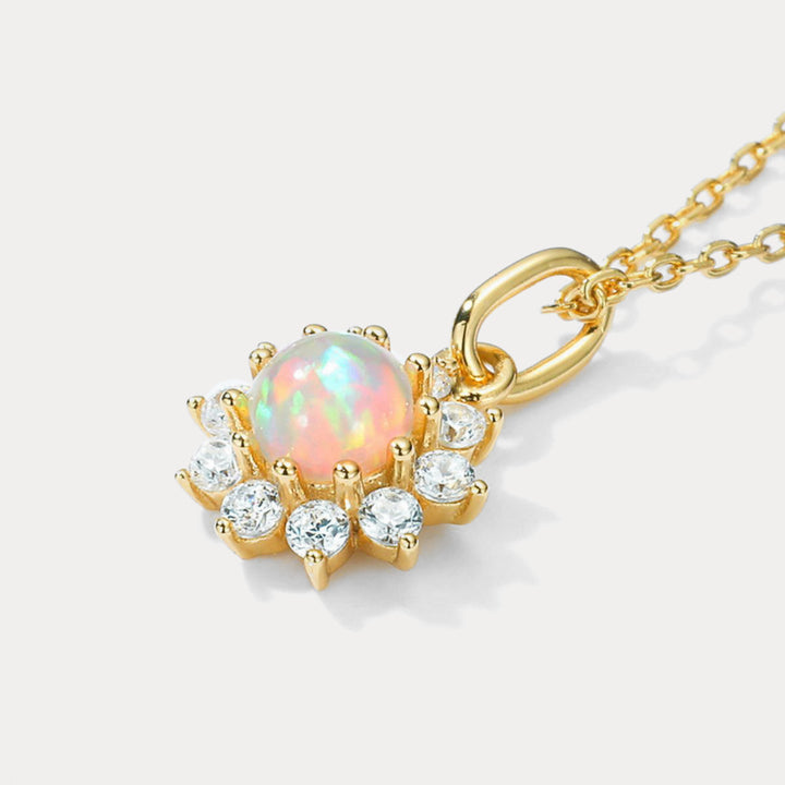 Fire Opal Necklace