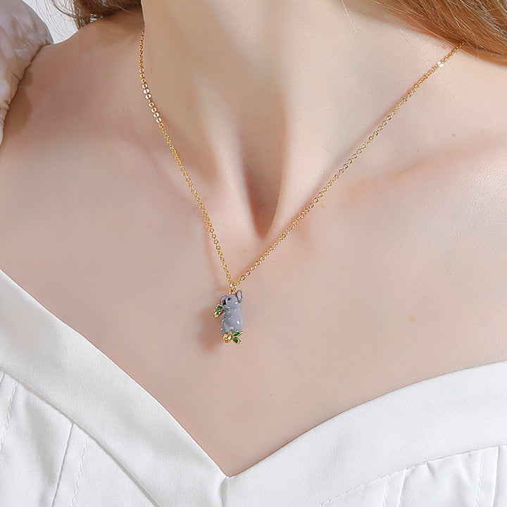 Enamel Koala Necklace