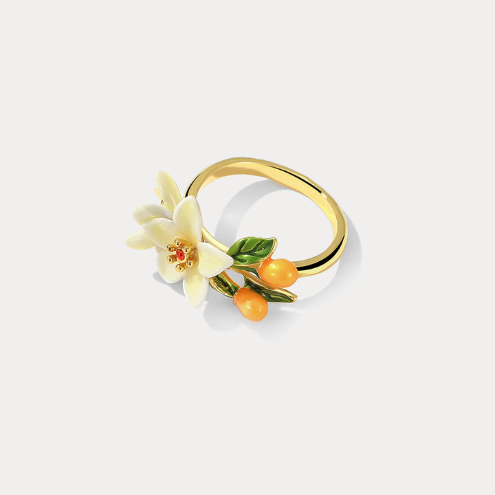 Orange Blossom Fashion Rings