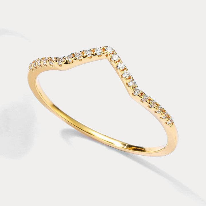 Crown Opal Dainty Ring
