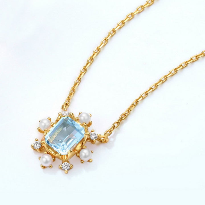 Topaz Gold Necklace