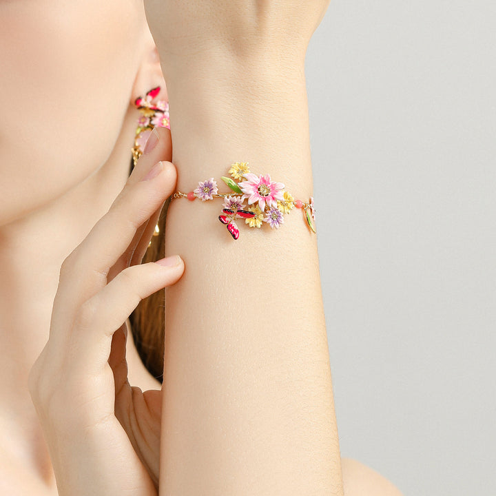 Butterfly Love Flower Nature Bracelet
