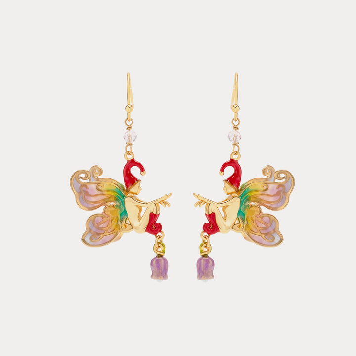 Selenichast flower fairy stud earrings