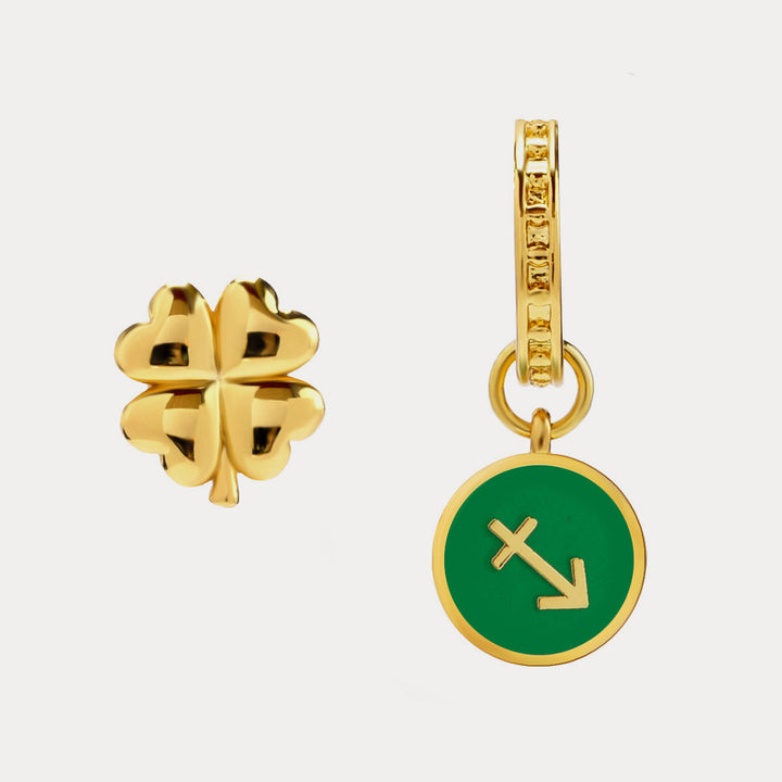 Sagittarius astrological sign earrings