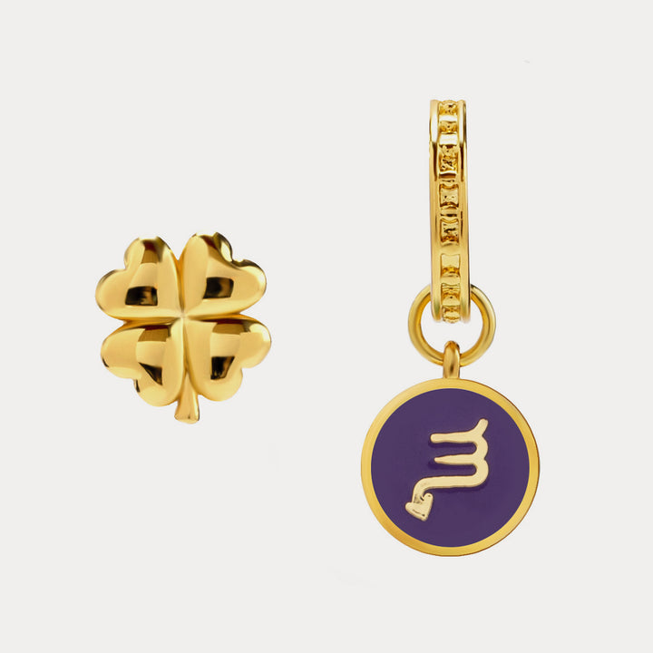 Scorpio astrological sign earrings